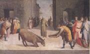 Domenico Beccafumi St Anthony and the Miracle of the Mule (mk05) china oil painting reproduction